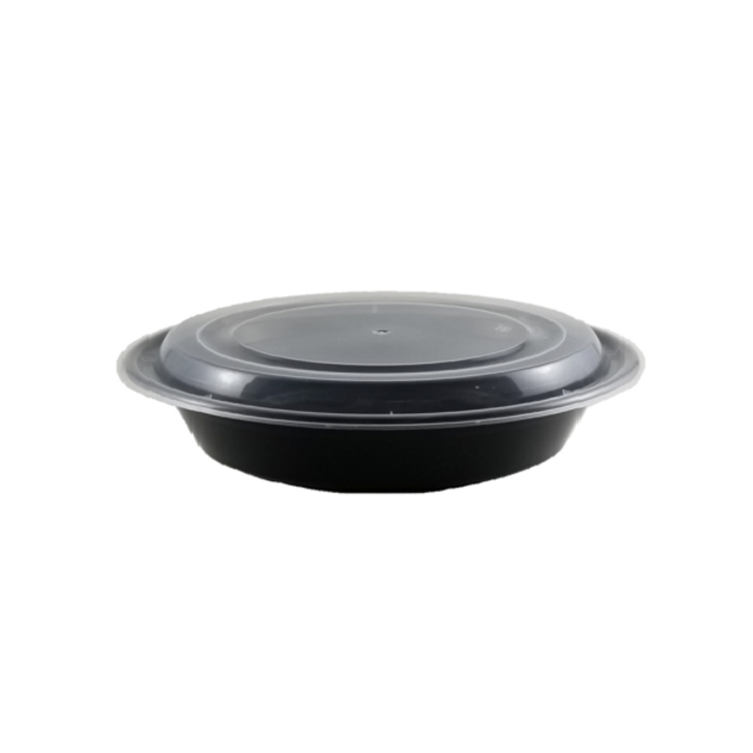 32oz PP Round Black 38oz PP Diamond Container 150 set